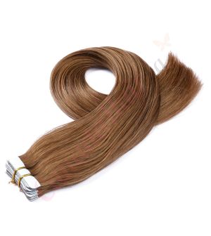 tape-in hair extensions canadahair	Light brown #8