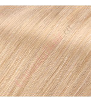 14 inch Wavy Clip-ins Remy Human Hair Sandy Blonde 85g