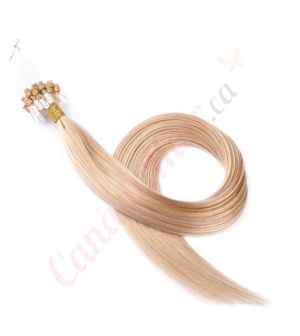 Sandy Blonde Micro-loops Human Hair