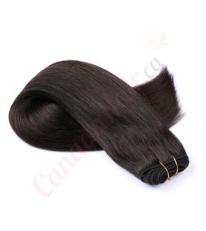 sew-in hair extensions canadahair	Black brown #1b	remy hair