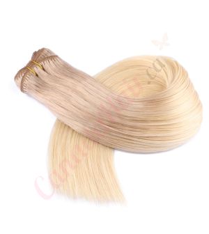 Ombre Ash Blonde Sew-ins Human Hair