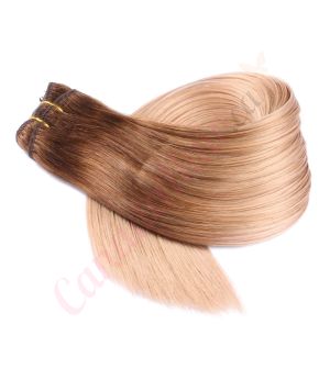 Ombre Blonde Sew-ins Human Hair