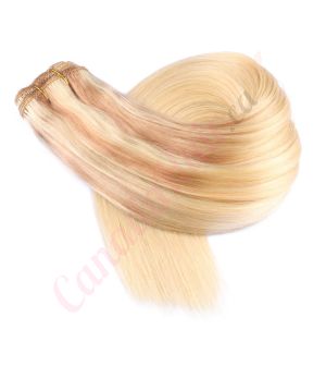 Ombre Light Blonde Sew-ins Human Hair