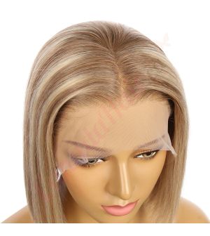 Human hair wigs in bulk store