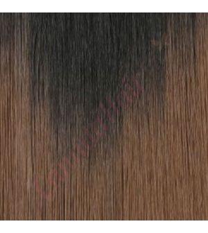 16 inch Clip-ins Synthetic Hair Ombre Brown 150g [FINAL SALE]