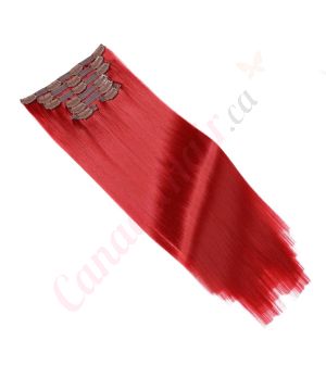 Red Clip-ins Synthetic Hair [FINAL SALE]