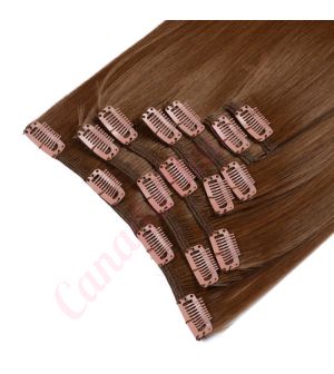 canada hair clip in extensions Chestnut Brown (#6) 