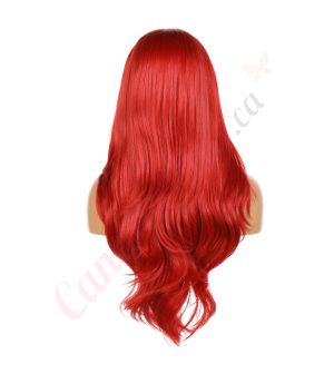 X1707479-v2 - Long Red Synthetic Hair Wig [FINAL SALE]