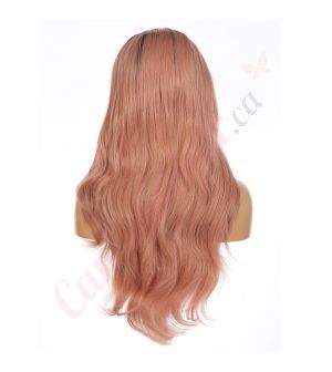 G170731520-v2 - Long Pink Synthetic Hair Wig  [FINAL SALE]