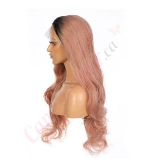 G170731526-v2 - Long Pink Synthetic Hair Wig [FINAL SALE]