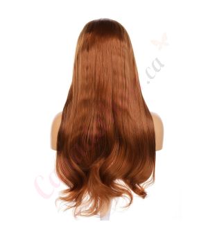 G1904813B-v2 - Long Auburn Synthetic Hair Wig  [FINAL SALE]