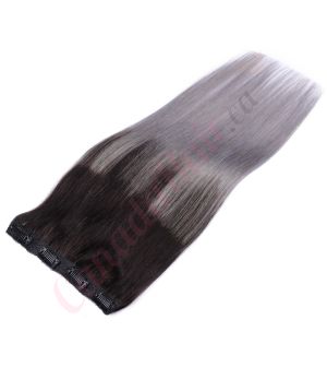 Ombre Grey Clip-in Volumizer - Human Hair
