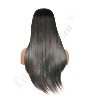 DM1707373-v4 - Long Black Grey Ombre Synthetic Hair Wig  [FINAL SALE]