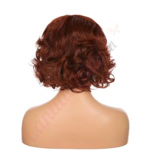 DM1707475-v4 - Short Auburn Synthetic Hair Wig  [FINAL SALE]