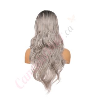 DM2031222-v4 - Long Ombre Grey Synthetic Hair Wig [FINAL SALE]