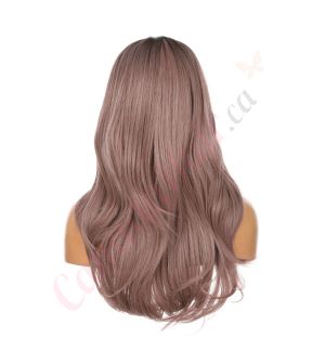 DM2031257-v4 - Long Mauve Pastel Synthetic Hair Wig With Bangs [FINAL SALE]