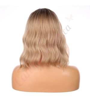 DM2031327-v4 - Short Golden Blonde Synthetic Hair Wig [FINAL SALE]