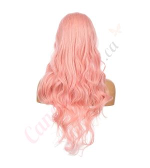 DM2031370-v4 - Long Pink Synthetic Hair Wig  [FINAL SALE]