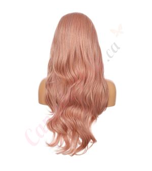 G161117326-v4 - Long Pastel Pink Synthetic Hair Wig [FINAL SALE]