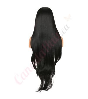 G1707328C-v3 - Long Black Synthetic Hair Wig [FINAL SALE]