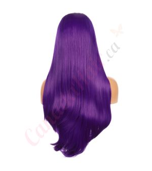 G1904816-v3 - Long Purple Synthetic Hair Wig [FINAL SALE]