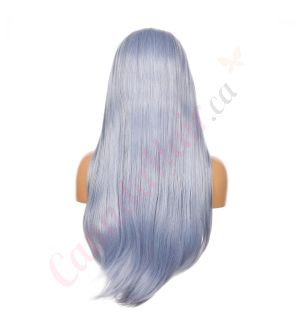 G1904889-v4 - Long Pastel Blue Synthetic Hair Wig  [FINAL SALE]