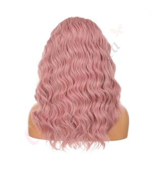 X1707495-v4 - Long Pink Synthetic Hair Wig  [FINAL SALE]