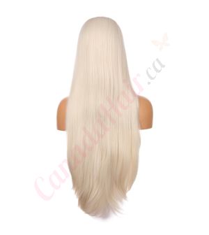 Z1611011C-v3 - Long Grey Synthetic Hair Wig  [FINAL SALE]