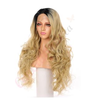 Elizabeth - Long Blonde Synthetic Hair Wig [Final Sale]