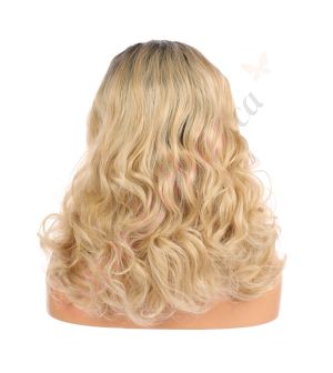 Jeanne - Short Ombre Blonde Synthetic Hair Wig [Final Sale]