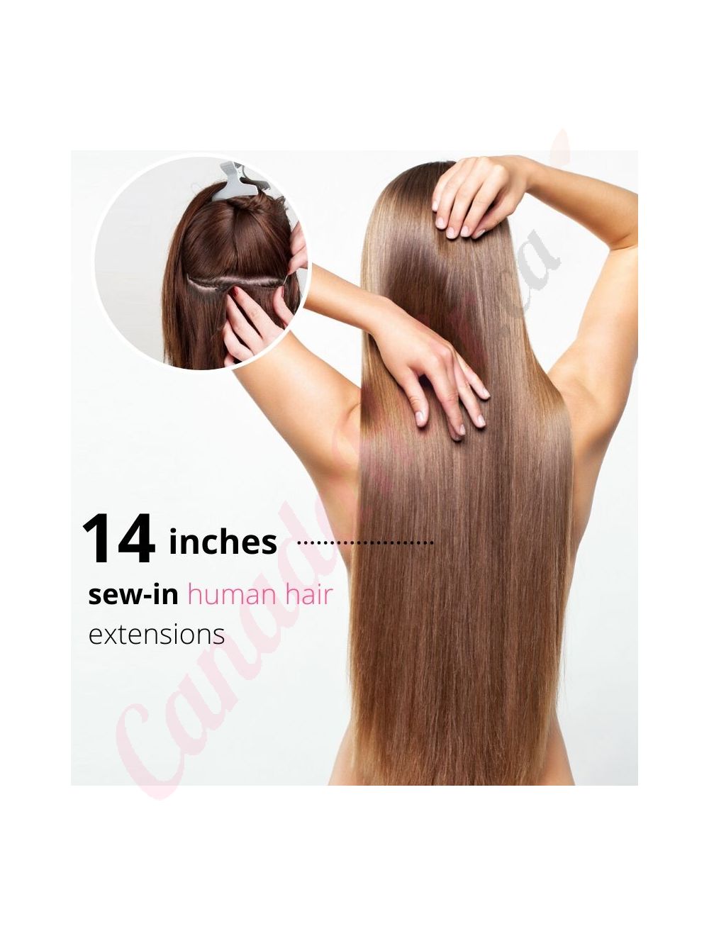 Curly weave 14 inch top