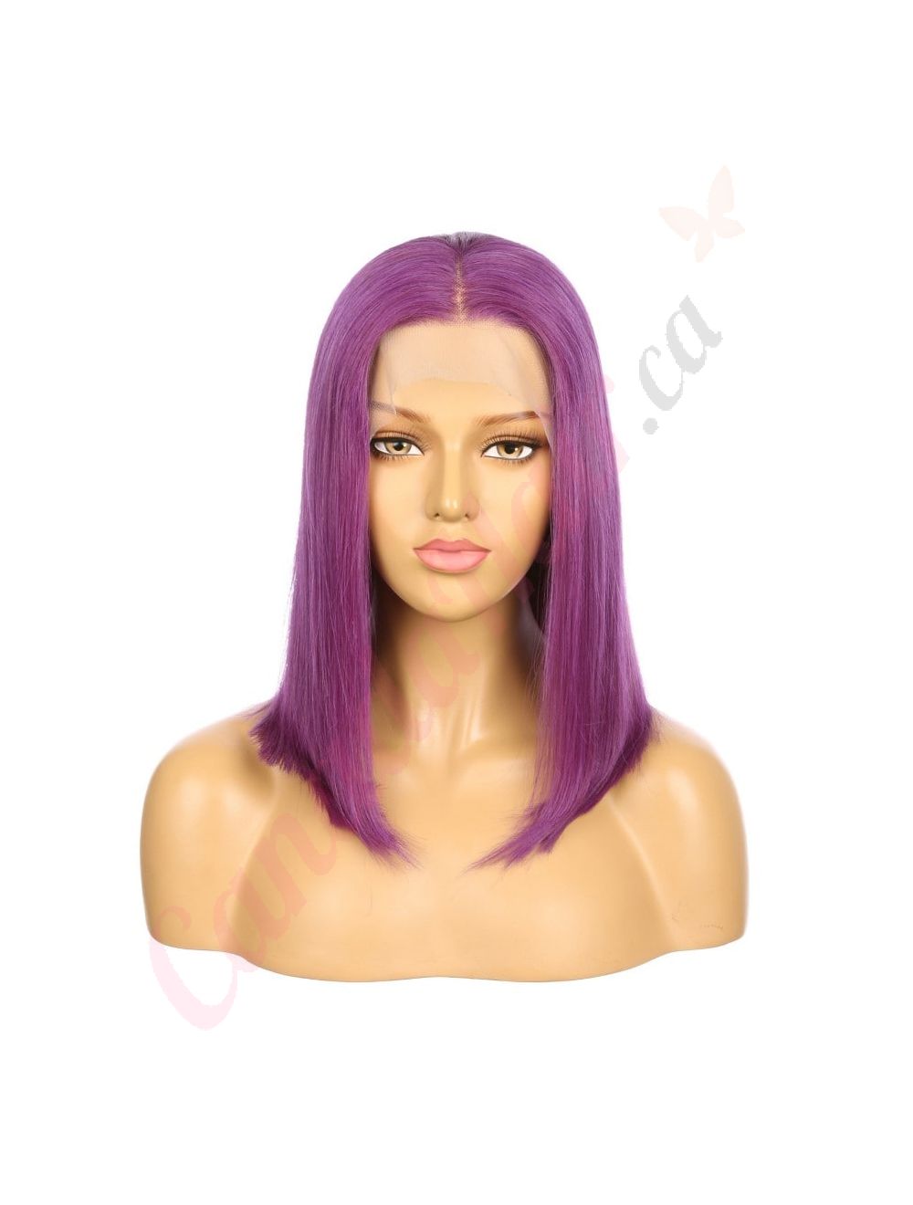 Purple wig with bangs shop