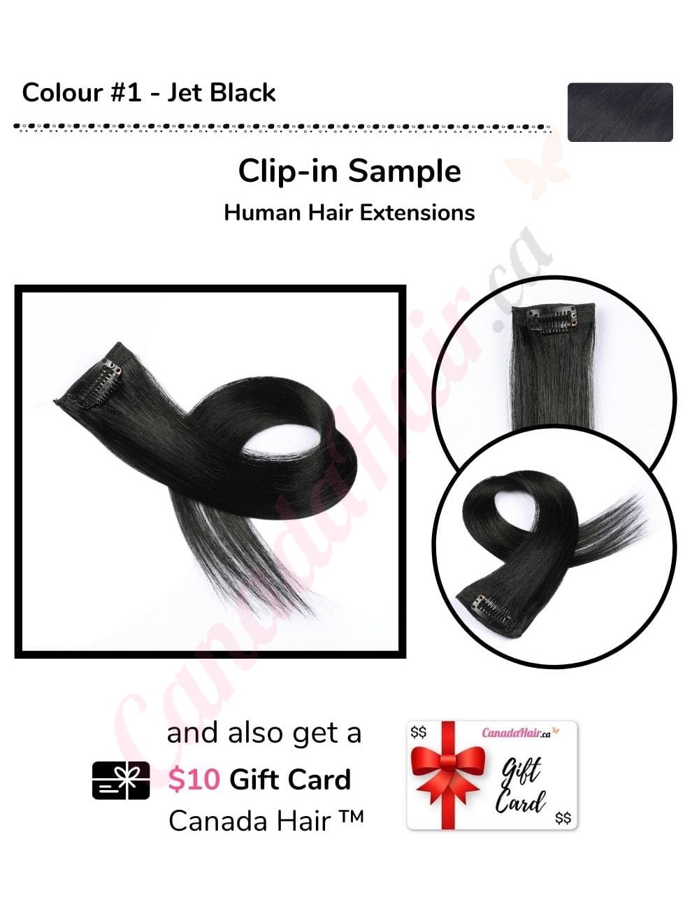 Get a sample of Clip in Human Hair Extensions Final Sale