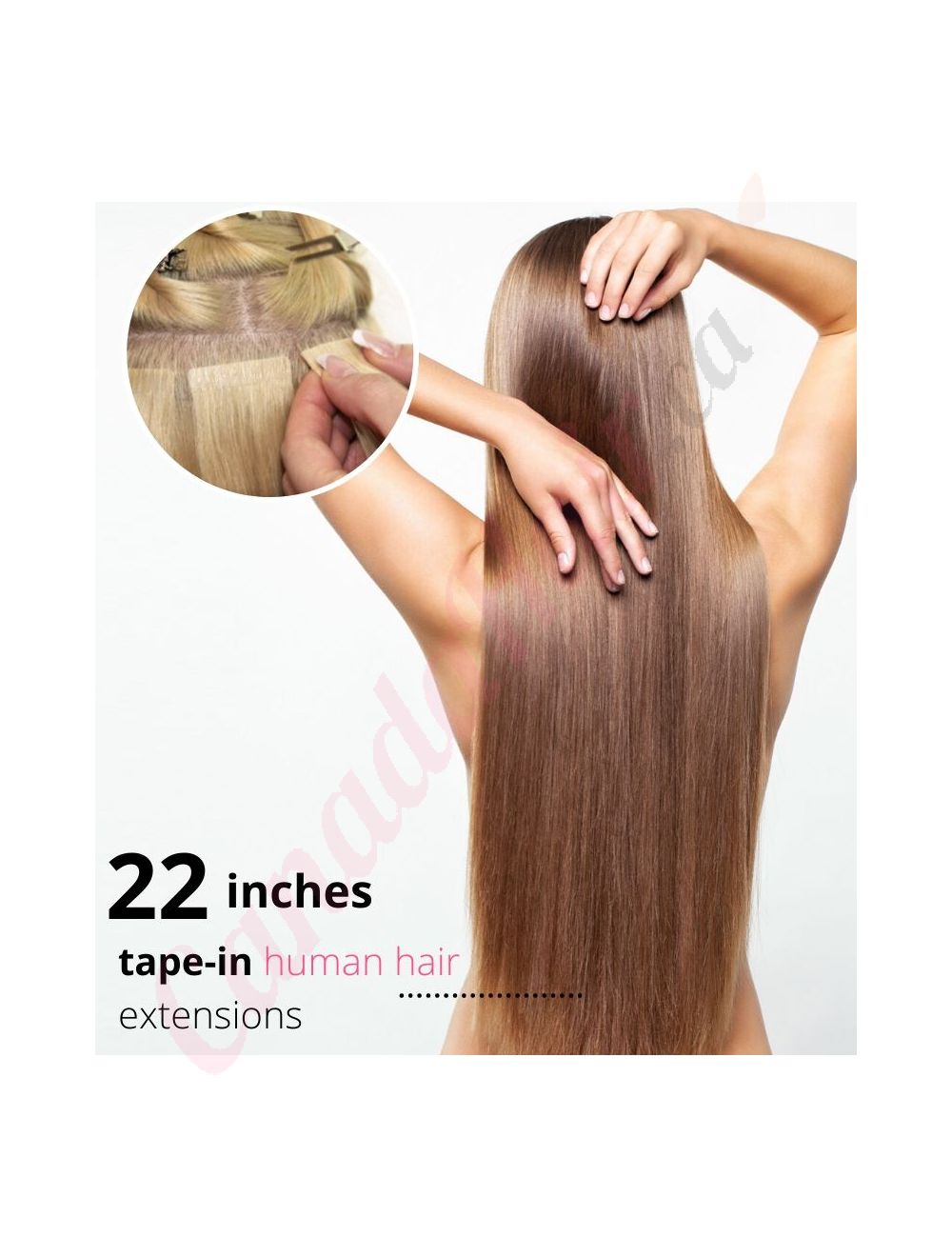 Tape in Extensions Ginger 100 Real Human Hair 14 18 22 inches