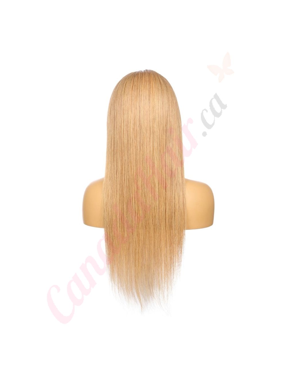 22 1bt 27 Ombre Strawberry Blonde Remy Human Hair Long Wig 22inch Final Sale