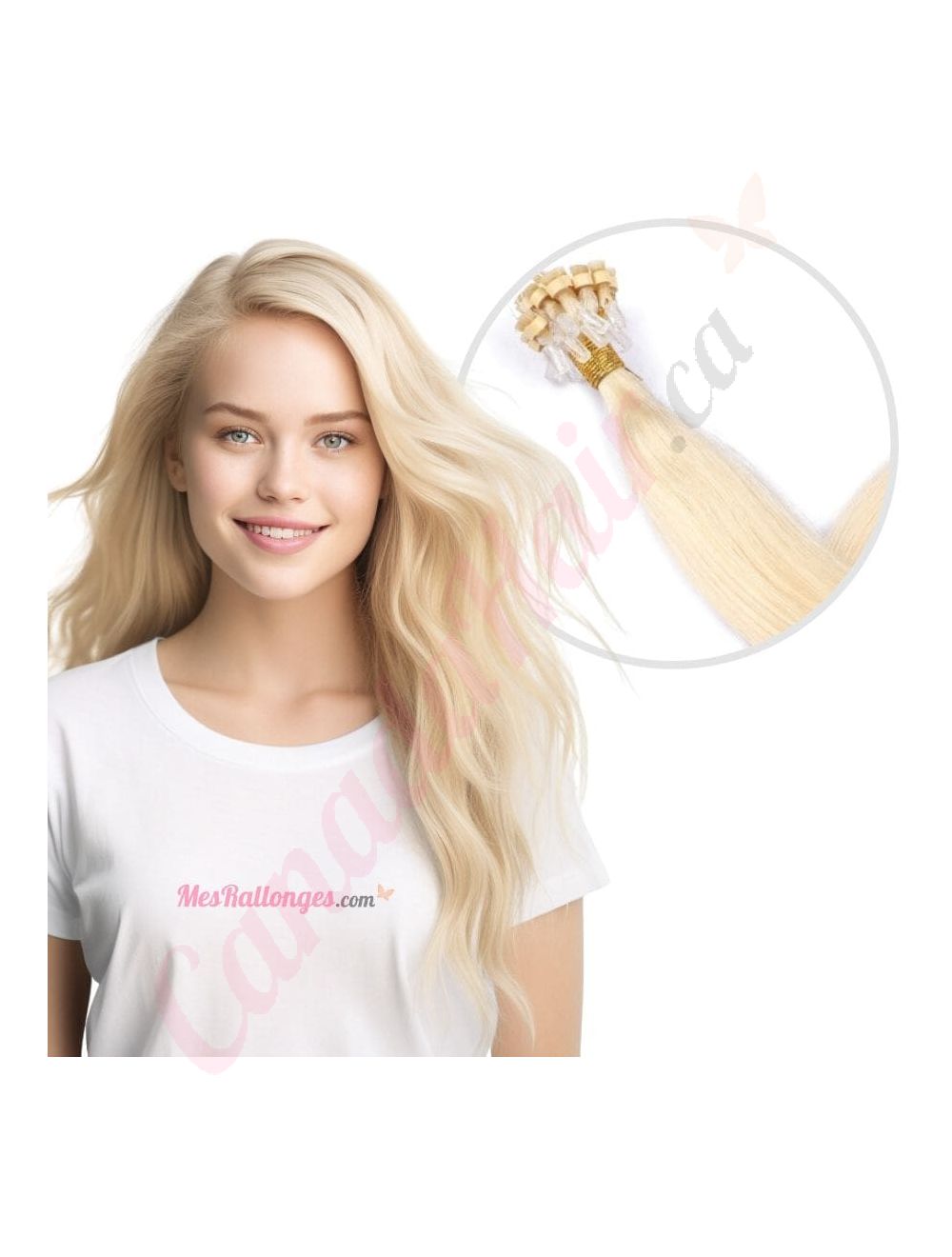 Blonde 60 Micro loops Human Hair