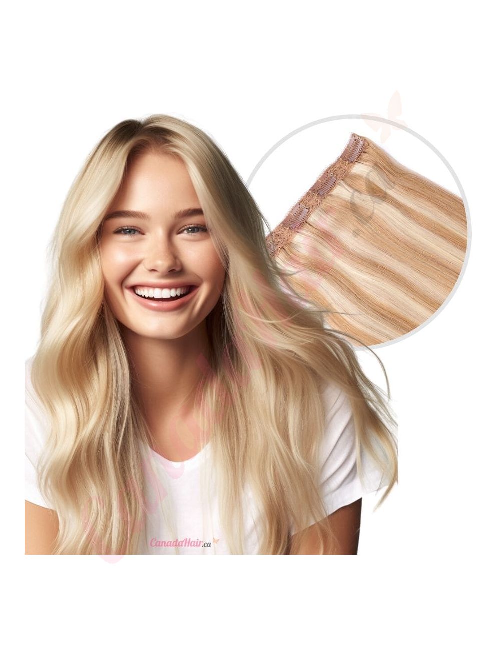 Blonde wig clips online