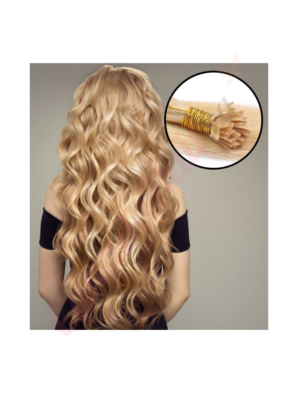 Human hair wig 27/613 top
