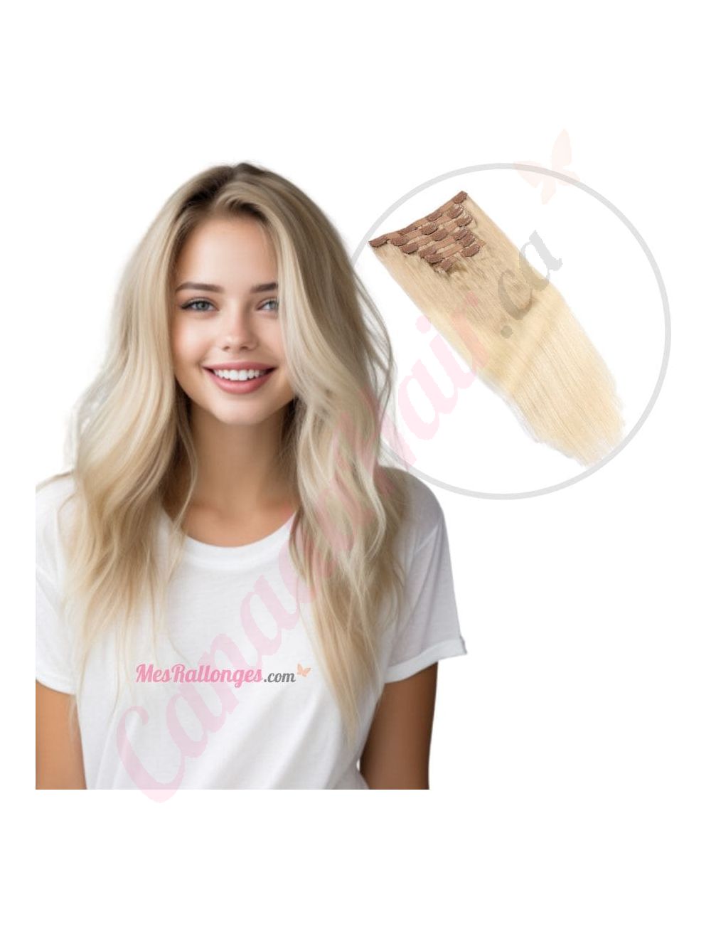 Hair extensions clip in human hair blonde outlet