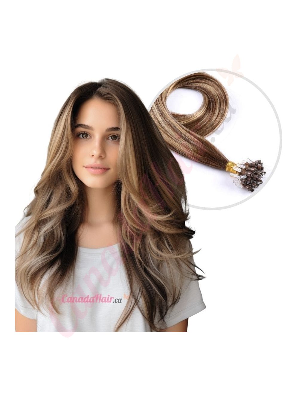 Human hair extensions micro loop shop