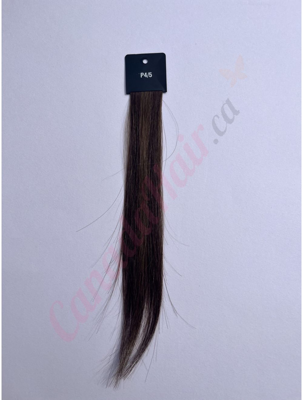 10 inch Topper for Part Area, Remy Hair Dark Brown Blend #P4 5 40g (PRE ...