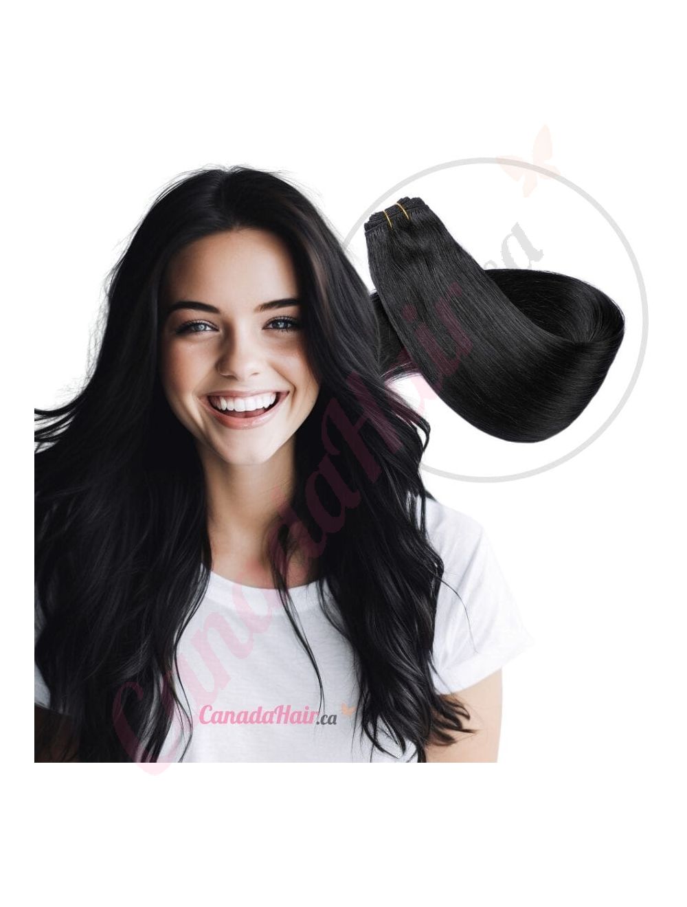 Jet Black 1 Sew ins Human Hair