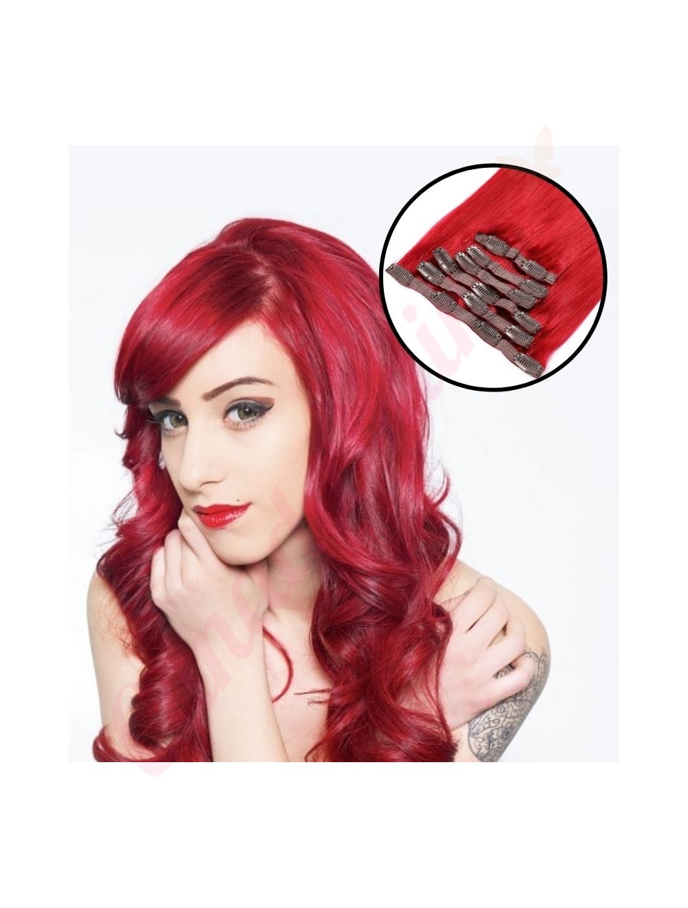 Human hair red cheap