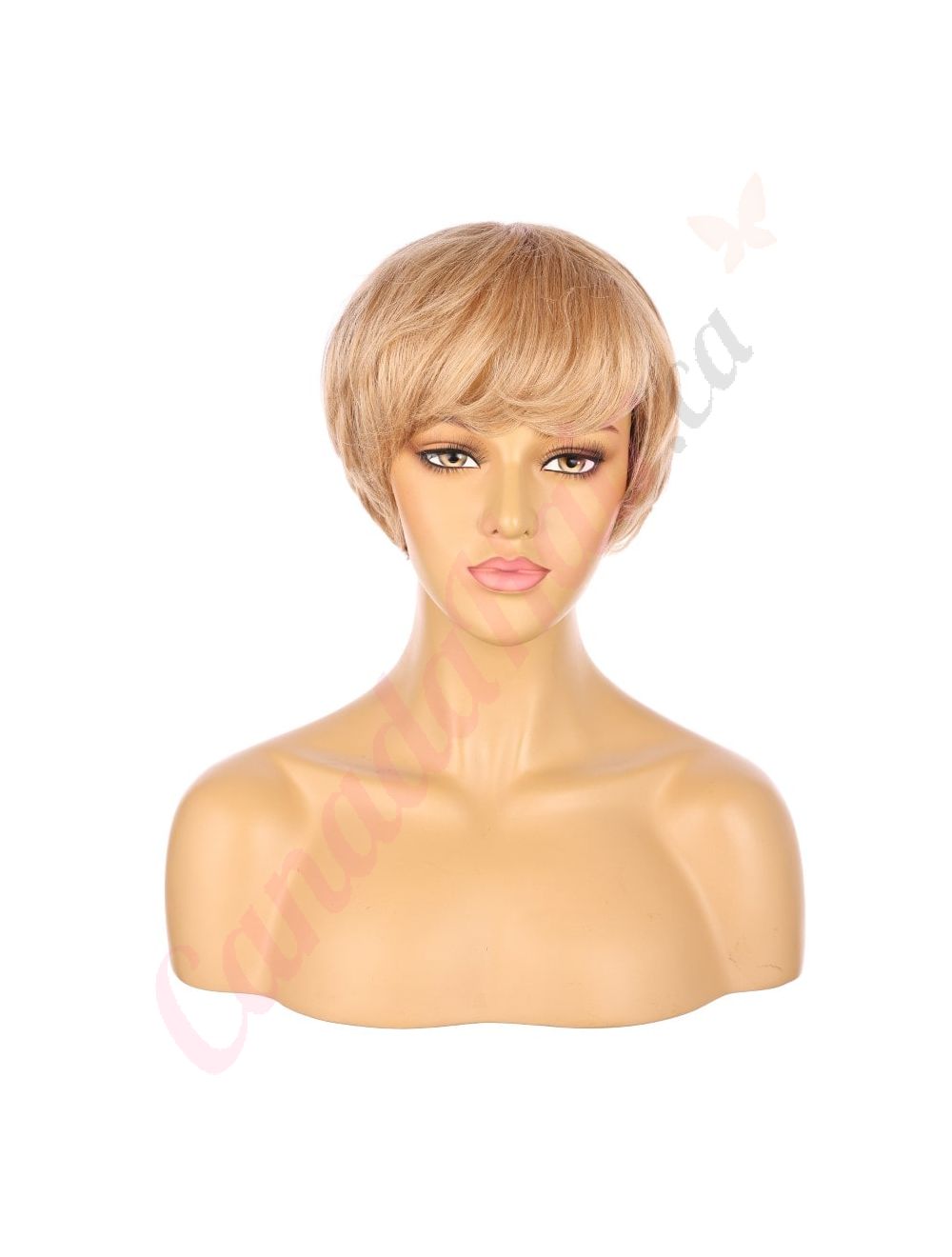 10 Strawberry Blonde Short Wig 10 inch Remy Human Hair with bang numh1912061 Canada Hair