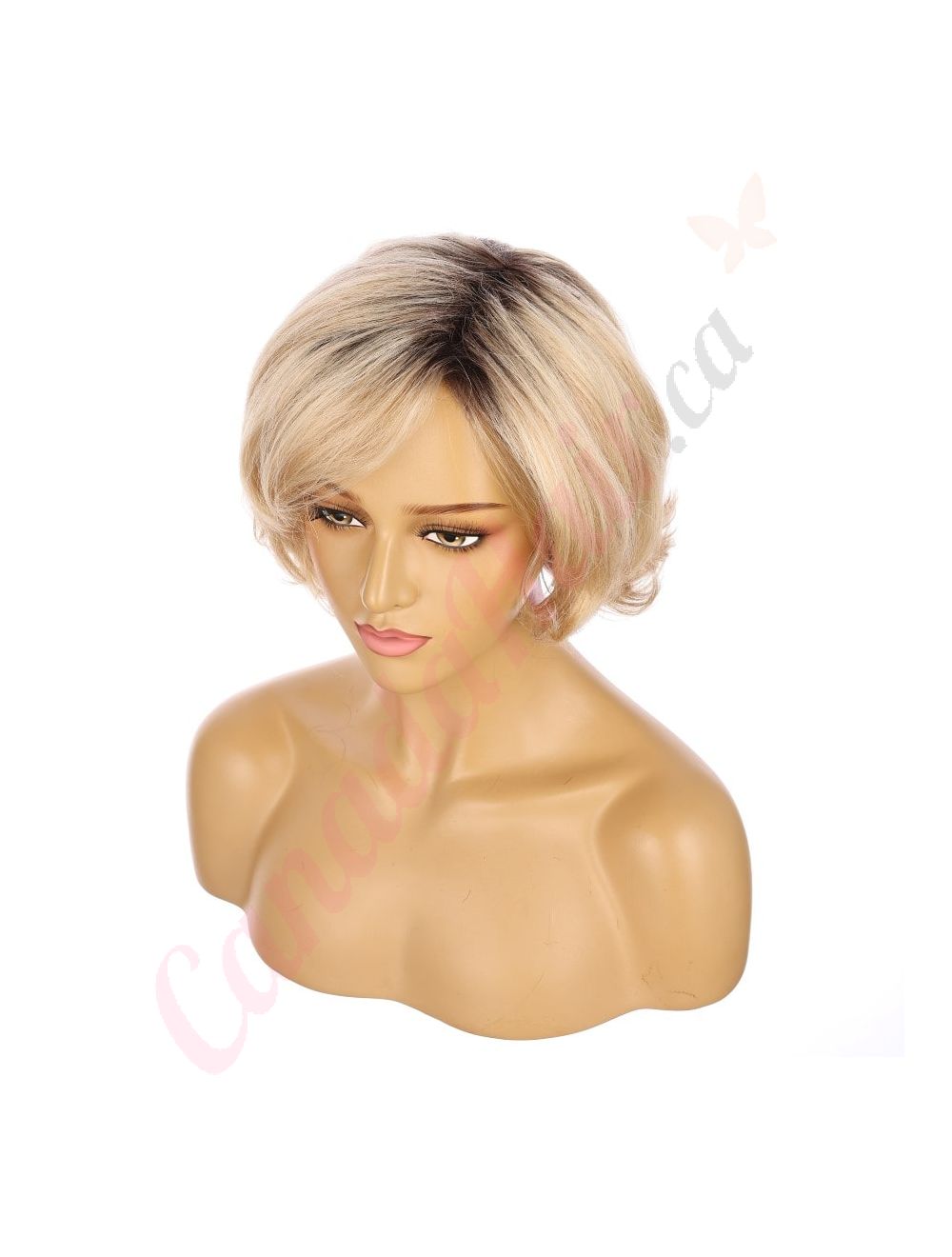 Blonde rooted human hair wig 2025