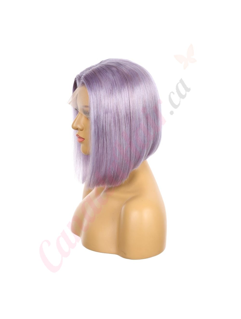 Purple human wig shop