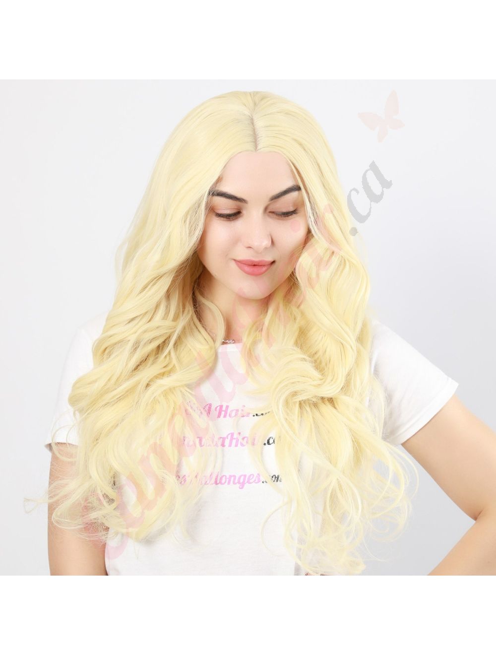 DM2031446 v4 Long Blonde Synthetic Hair Wig Final Sale