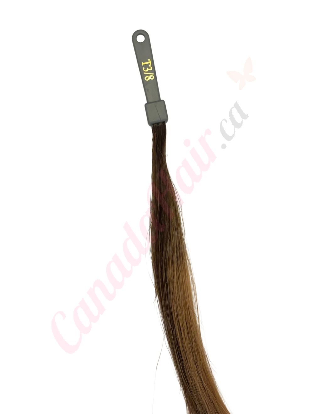 22 inch Sew-ins Weave Remy Hair Deep Chestnut Brown to Warm Caramel #T3 ...