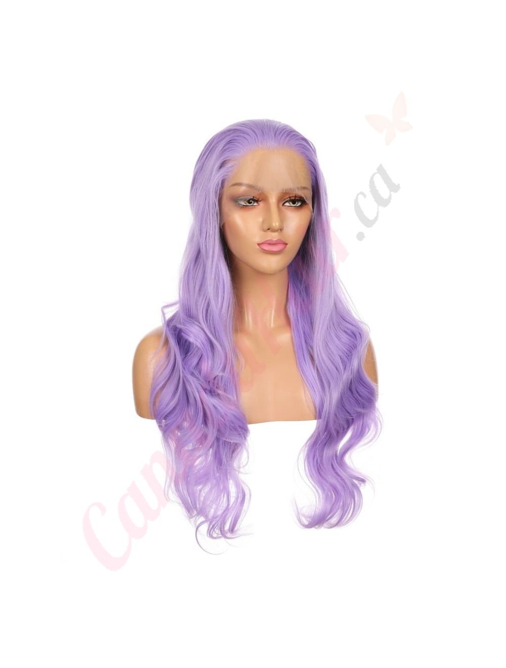 G1904888 v4 Long Pastel Purple Synthetic Hair Wig FINAL SALE