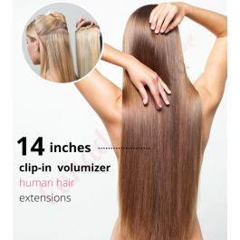 14 inch Volumizer Clip in Extension Human Hair